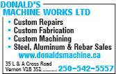 Donald's Machine Works Ltd