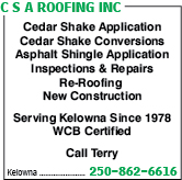 C S A Roofing Inc
