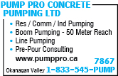 Pump Pro Concrete Pumping Ltd