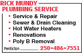 Rick Mundy Plumbing Service