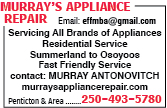 Murray's Appliance Repair