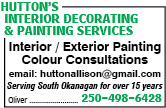 Hutton's Interior Decorating & Painting Services