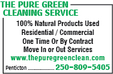 The Pure Green Cleaning Service