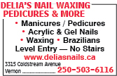 Delia's Nail Waxing Pedicures & More
