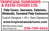 Tropicana Sunrooms & Patio Covers Ltd