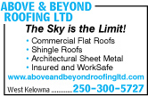 Above & Beyond Roofing Ltd