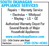 South Okanagan Appliance Services Ltd
