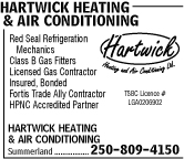 Hartwick Heating & Air Conditioning Ltd