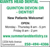 Quinton Devon Dr - Dentist