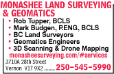 Monashee Land Surveying and Geomatics Ltd