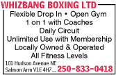 Whizbang Boxing Ltd