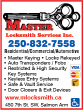 Master Locksmith Services Inc