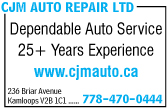 CJM Auto Repair LTD