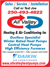 All Valley Heating & Air Conditioning Inc