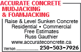 Accurate Concrete Mudjacking & Foamjacking