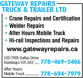 Gateway Repairs Truck & Trailer Ltd