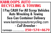 Kamloops Auto Recycling & Towing