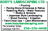 Koby's Landscaping Ltd