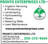 Pronto Enterprises Ltd