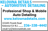 Kelowna Details - Automotive Detailing