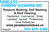 Paneless Window Cleaning Inc