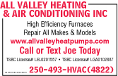 All Valley Heating & Air Conditioning Inc