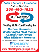 All Valley Heating & Air Conditioning Inc