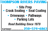Thompson Rivers Paving