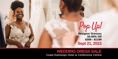 Pop up shop wedding dress sale