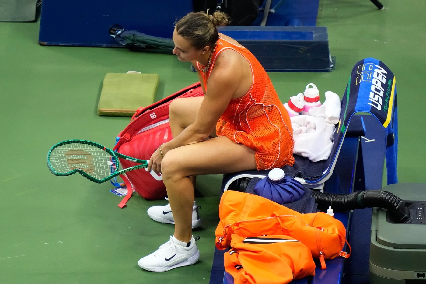 Aryna Sabalenka beats herself up as she is denied a US Open three-peat