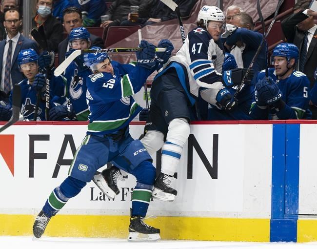 Horvat, Pearson put up two-point nights as Vancouver Canucks edge Winnipeg  Jets 3-2, iNFOnews