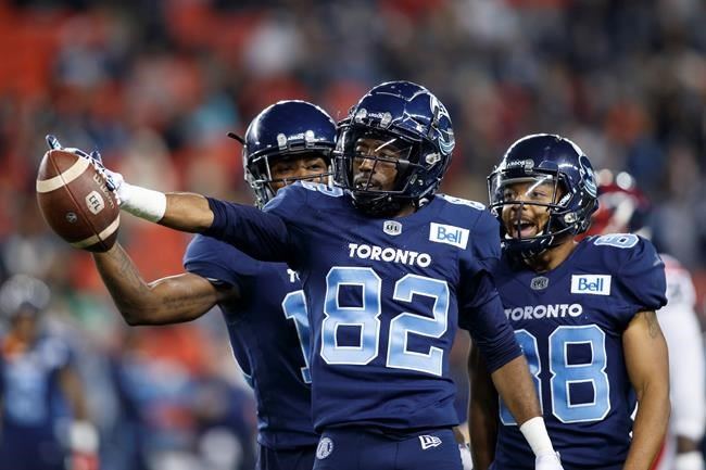 Toronto Argonauts clinch playoff spot with victory over Alouettes