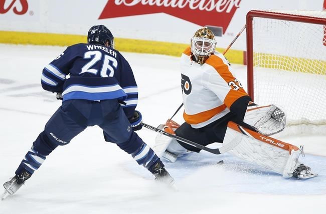 Eric Comrie, Winnipeg Jets shutout Philadelphia Flyers 4-0 | iNFOnews | Thompson-Okanagan's News Source - Vimarsana News