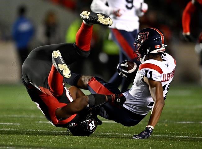 Montreal Alouettes look to clinch playoff spot with win over Redblacks