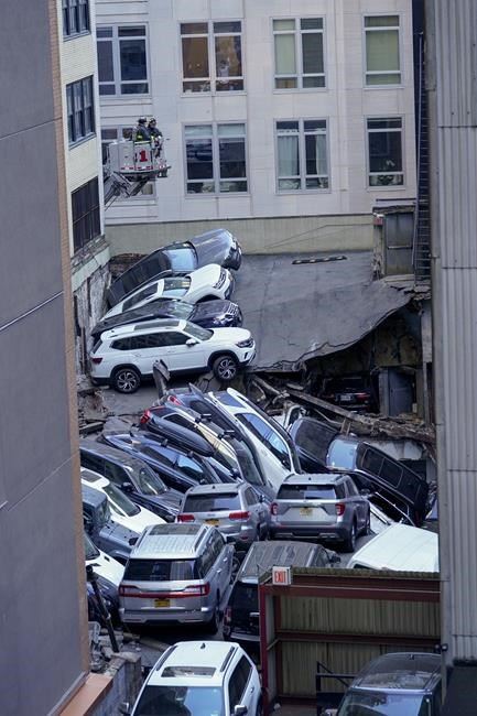 New York City parking garage collapses, killing 1; injuring 5