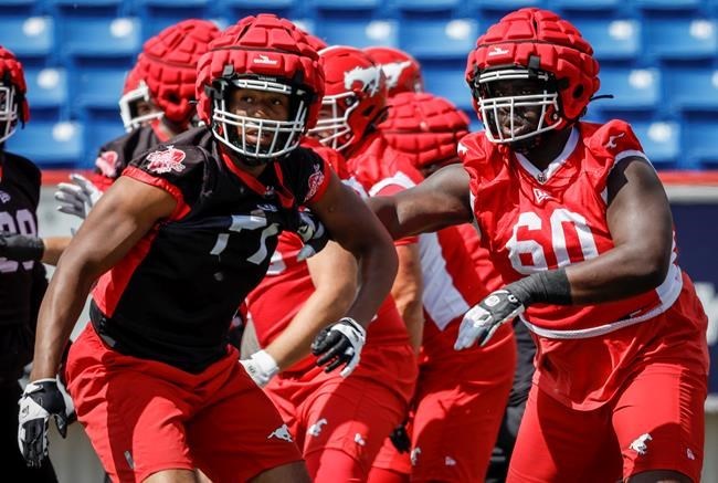 CFL players adjust to their bigger heads, helmet covers worn in practice | iNFOnews - Vimarsana News