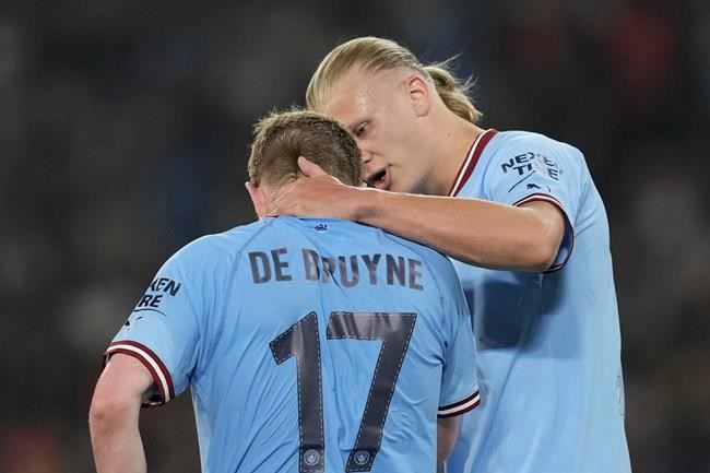 Man City's De Bruyne forced off again in a Champions League final