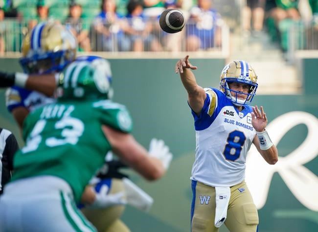 Winnipeg Blue Bombers to Meet Saskatchewan Roughriders in CFL Western  Conference Final