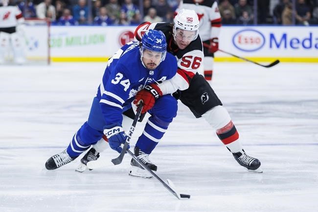 Jake Allen shines early, New Jersey Devils down Maple Leafs 6-3 | iNFOnews | Thompson-Okanagan's News Source - Vimarsana News