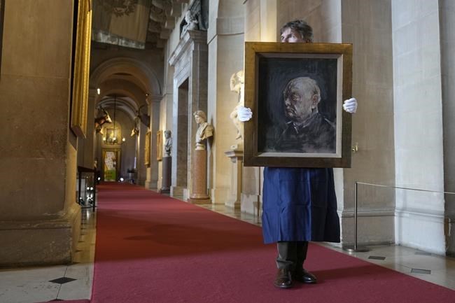 A painting of Winston Churchill by an artist whose work he hated is up ...