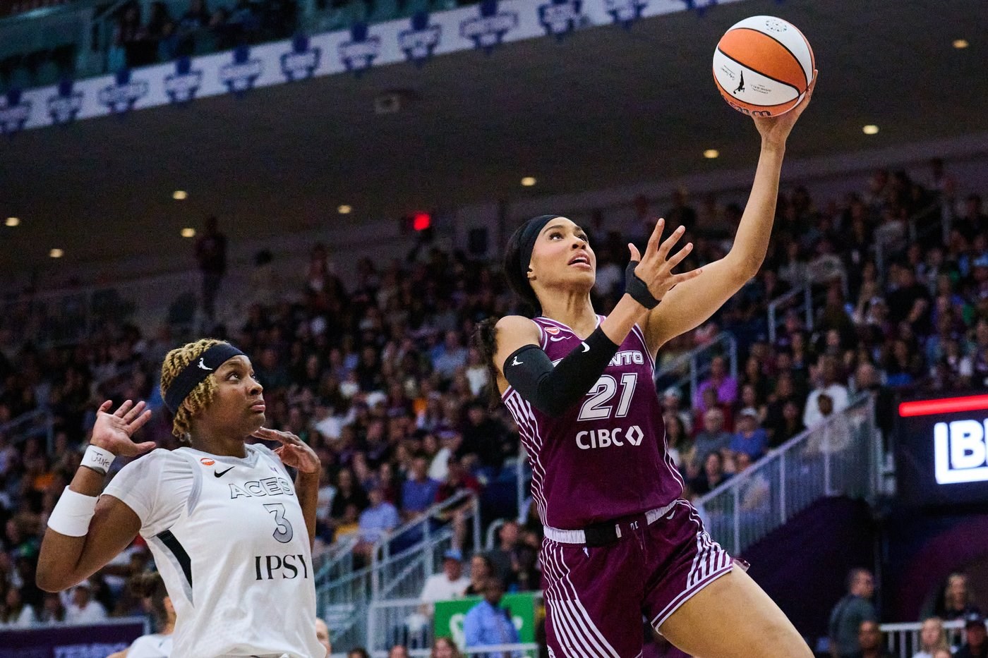 Wilson, Young combine for 50 points as Las Vegas Aces defeat Toronto Tempo 109-83