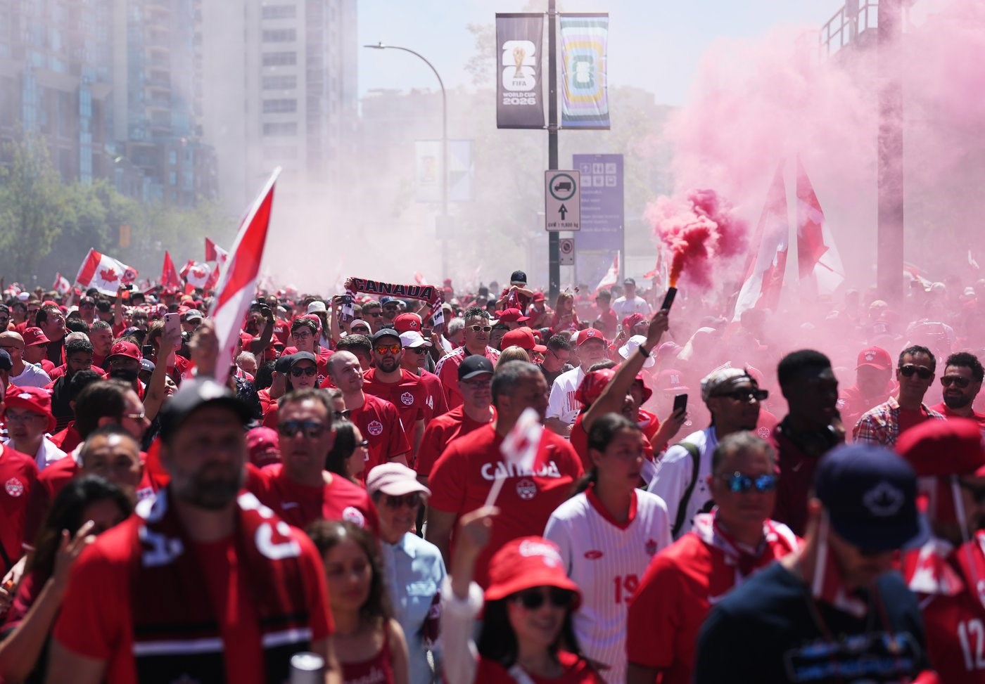 Despite being banned in stadiums, colourful smoke bombs ignite soccer fan culture