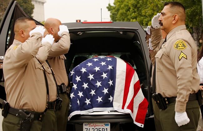 Deputy shot in off-duty attack remembered at LA funeral ...