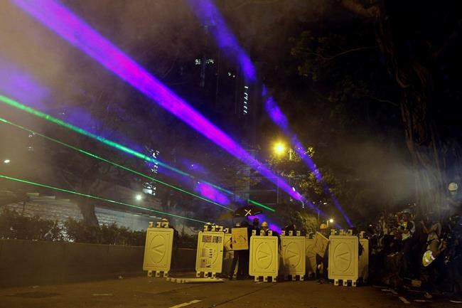 Hong Kong protesters and police face off in familiar cycle ...