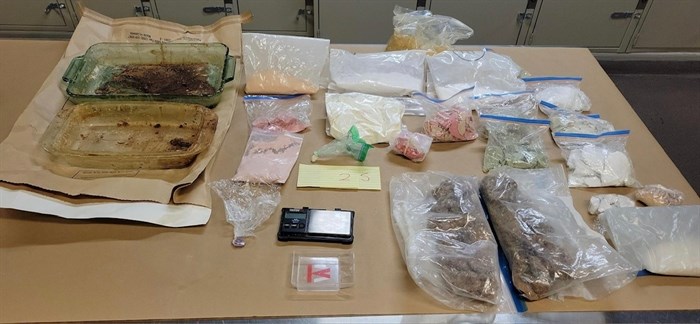 Some of the drugs seized by RCMP.