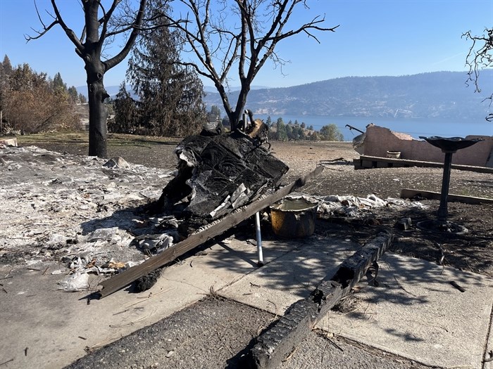 Another home decimated by wildfire.