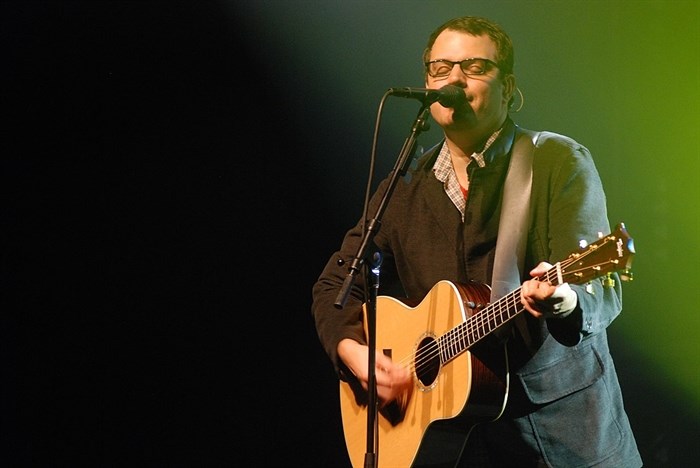 Matthew Good is seen at a concert in Fredericton, New Brunswick, Oct. 13, 2007.