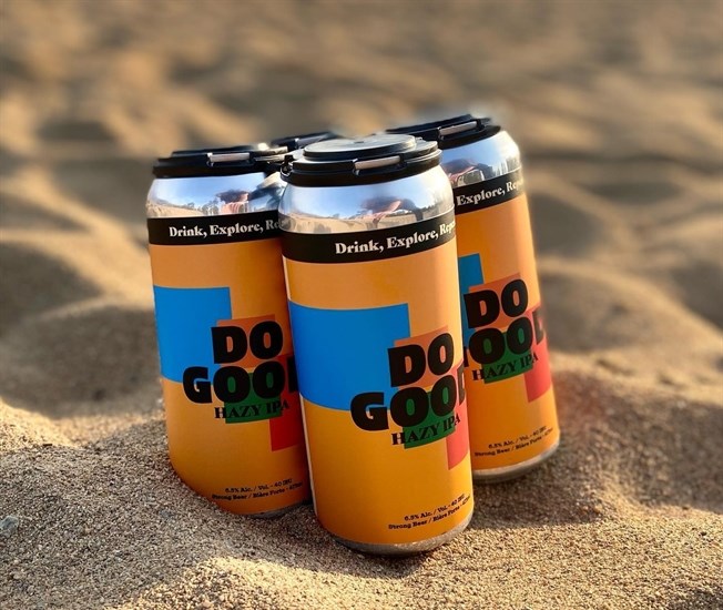 Do Good Hazy IPA is a collaboration beer made by all 8 of Penticton’s craft breweries to celebrate Penticton. 