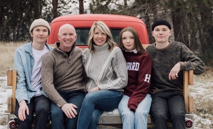 Oliver’s Covert Farms Family Estate has announced it will be largely scaling back its operations effective immediately. The Covert family is pictured in this submitted photo.
