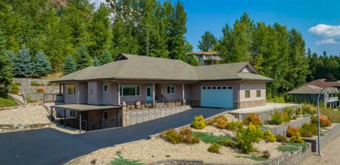 While housing prices in smaller towns in the Southern Interior can be half the price of Kamloops or the Okanagan, there are still good deals on luxury homes, like this 5,400 square foot house in Trail for just under $1 million.